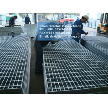 HDG steel grating,galvanized floor heavy duty grating,galv smooth grating